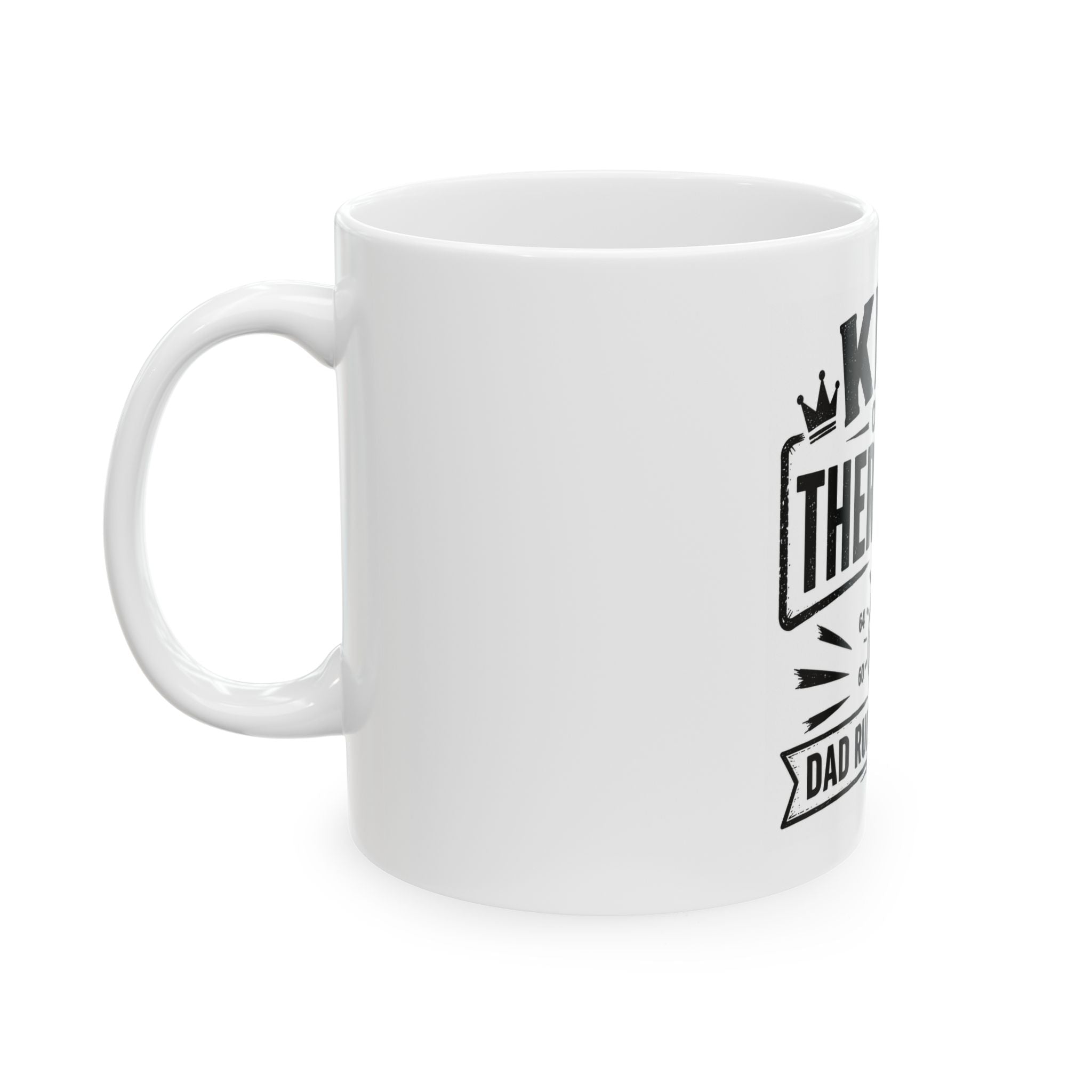 King of the Thermostat Mug | Dad Rules the House Ceramic Coffee Cup