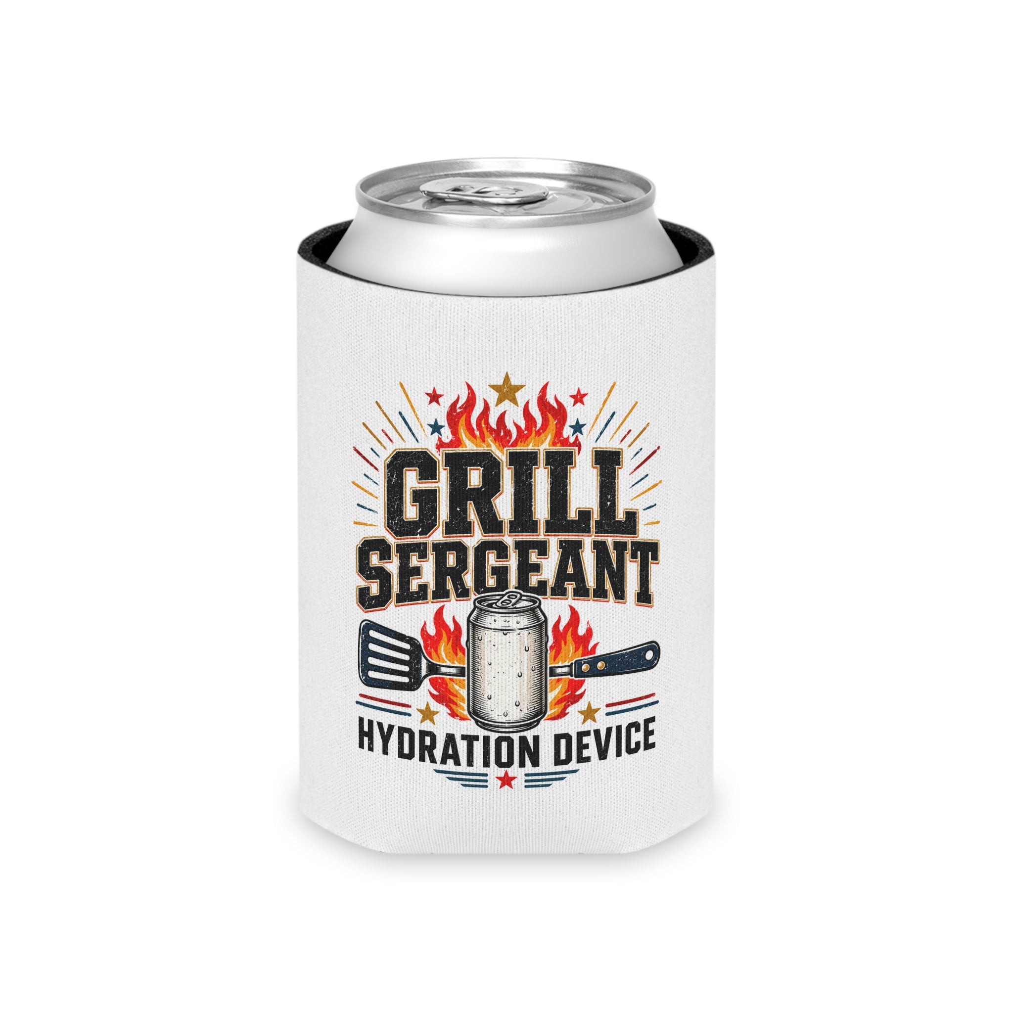 Can Cooler — "Grill Sergeant" Hydration Device Koozie