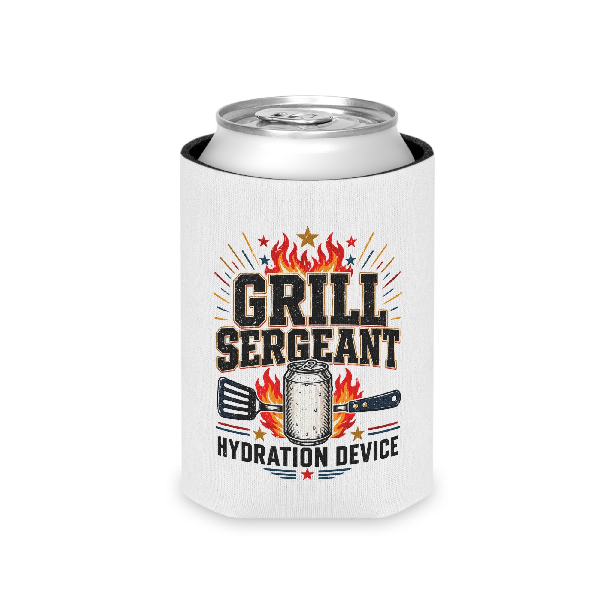 Can Cooler — "Grill Sergeant" Hydration Device Koozie
